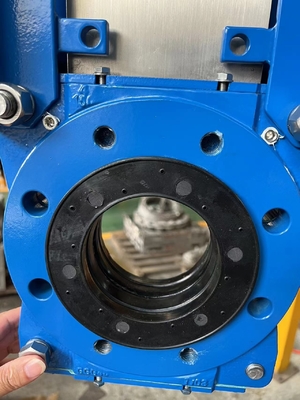 2-48 Inch Knife Gate Valve Manual Operasi Alloy Steel Body untuk Power Generation Plant