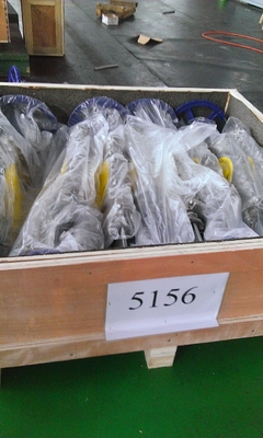 Flange Connection Wafer End Alloy Steel Knife Gate Valve untuk aplikasi tugas berat